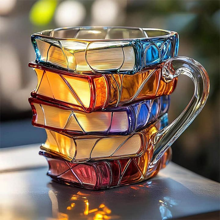 Einzigartige 3D-Tasse für Literaturfreunde