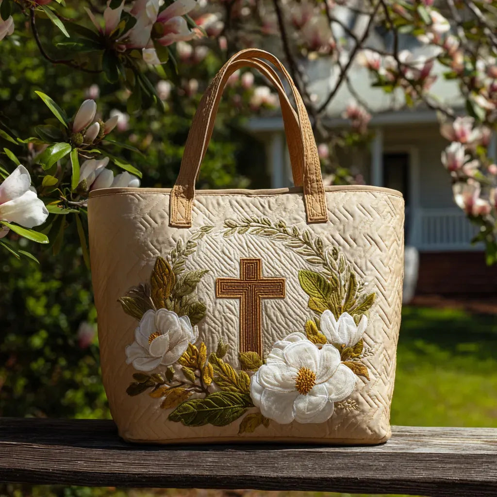 Handgemachte Tasche mit dem Heiligen Kreuz