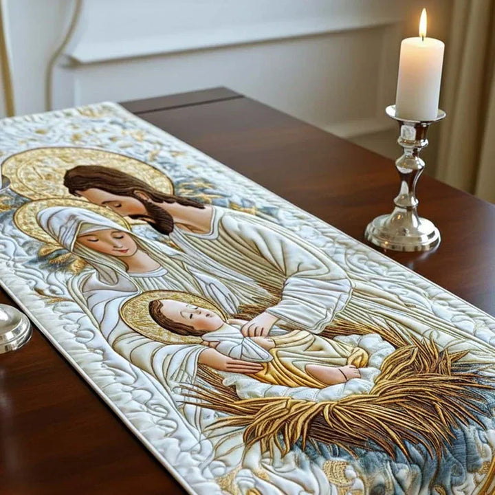 Gepolsterter Tischläufer - Bethlehem Licht