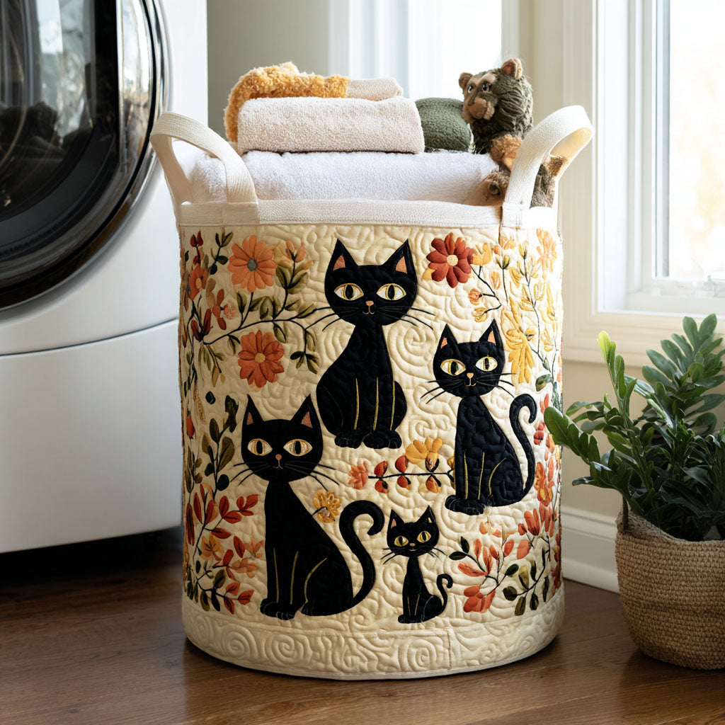 Katze | Handgemachter Wäschekorb