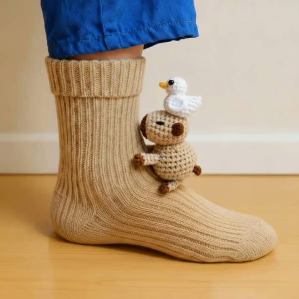 Maria - Maus-Muster Strumpfhosen