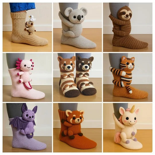 Theodora - Tier-Socken