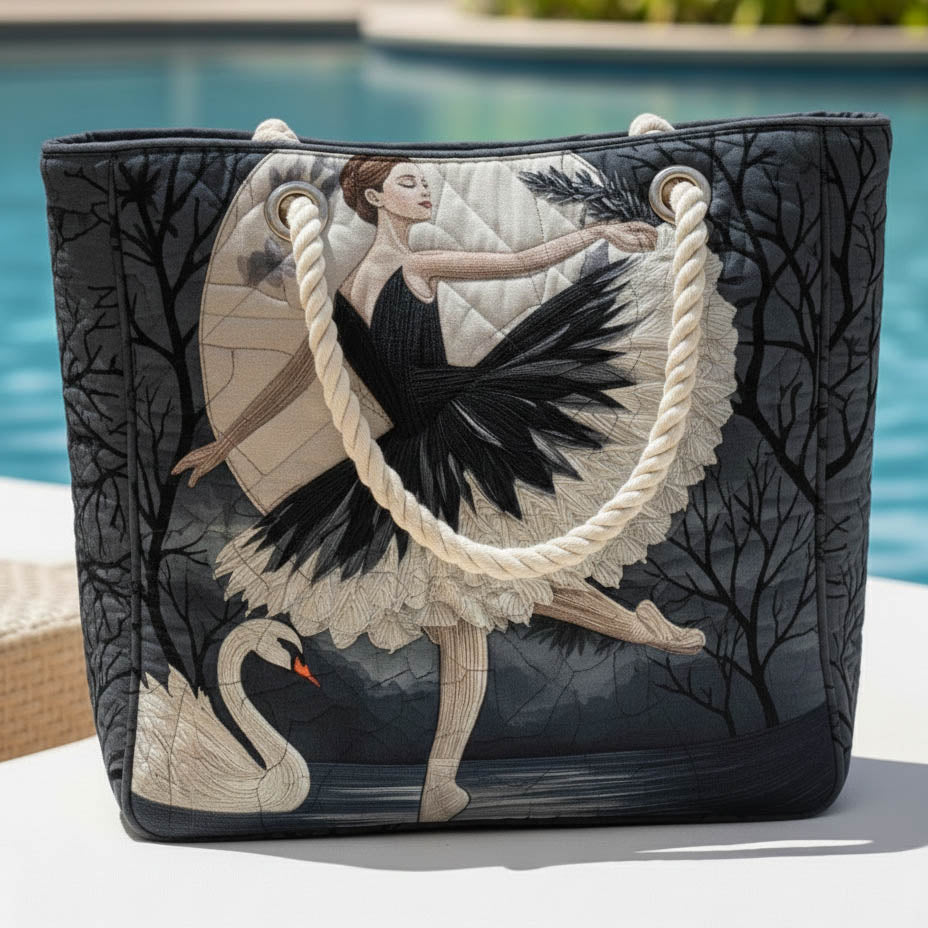 Handgefertigte Strandtasche | Elegante Ballerina