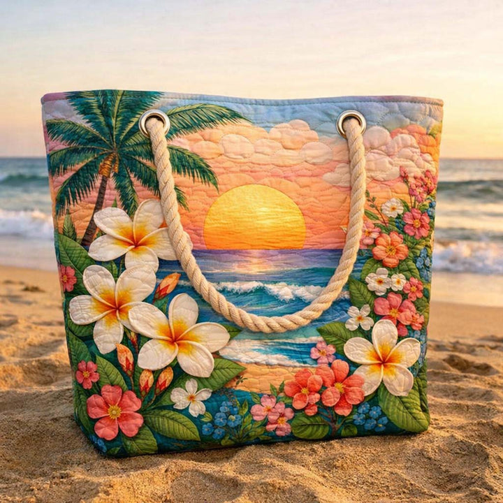 Handgefertigte Strandtasche | Tropische Brise