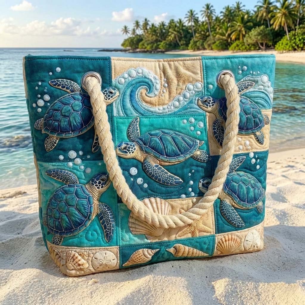 Handgemachte Strandtasche | Turtle Bay