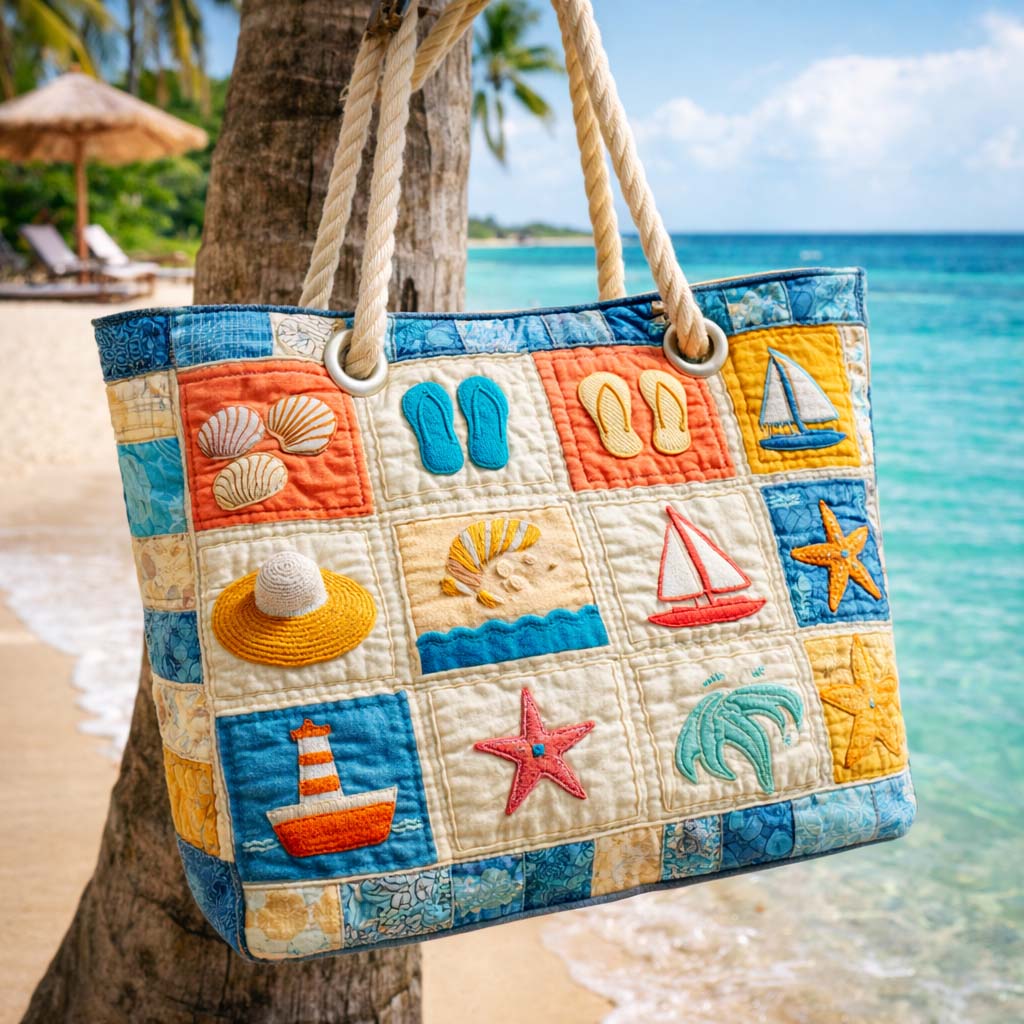 Handgemachte Strandtasche