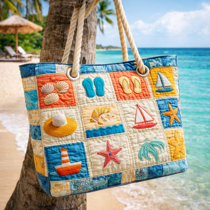 Handgemachte Strandtasche