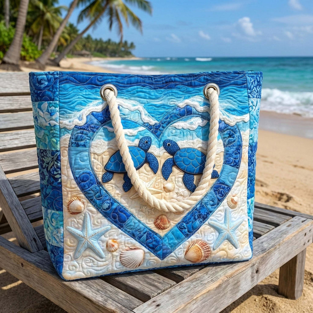 Handgemachte Strandtasche | Schildkrötenruhe