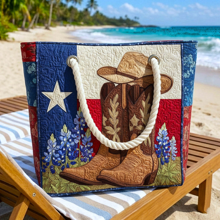 Handgemachte Strandtasche | Texas Stolz