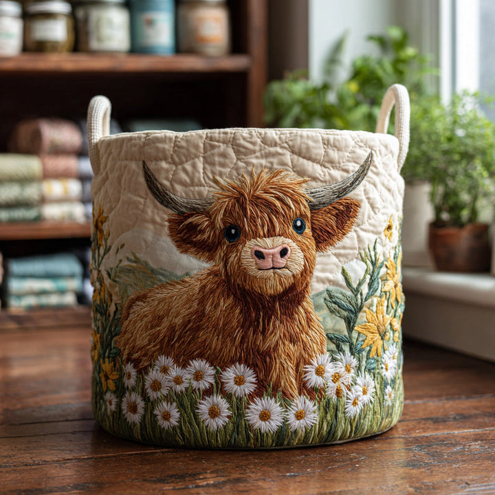 Highlands Charm | Handgefertigter Wäschekorb