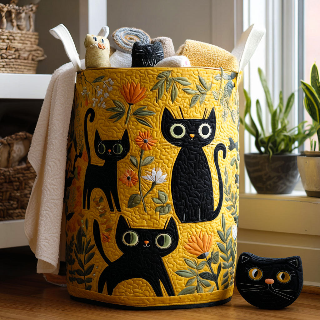Katze | Handgemachter Wäschekorb
