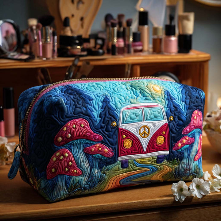 Gesteppte Kosmetiktasche mit Mondscheinreise NCU0PT9432