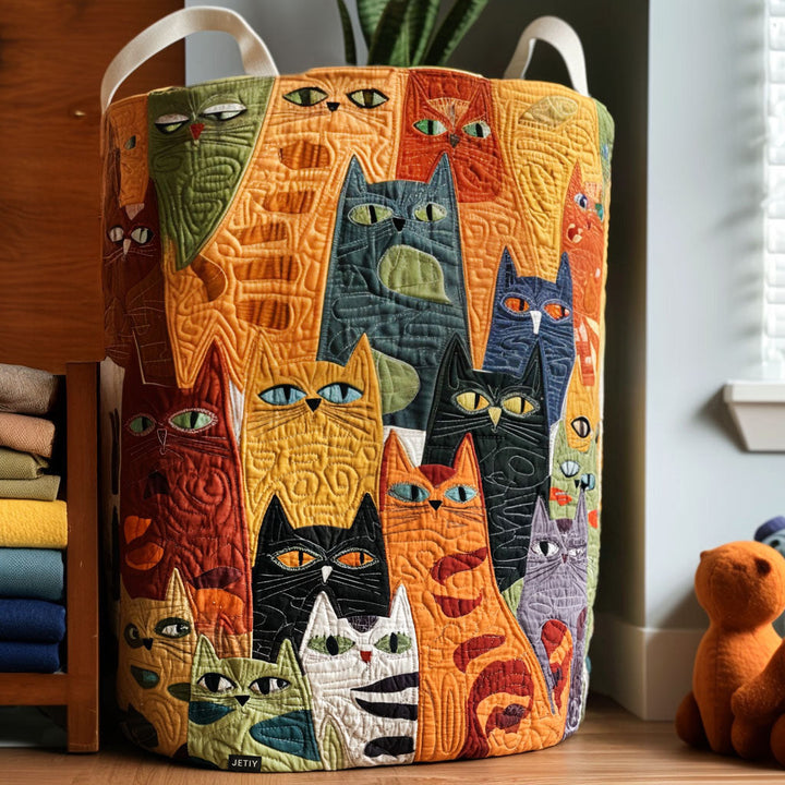 Katze | Handgemachter Wäschekorb