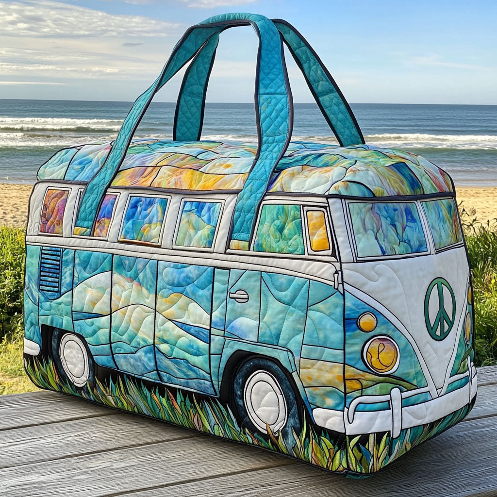 Gesteppte Reisetasche – Retro-Reise