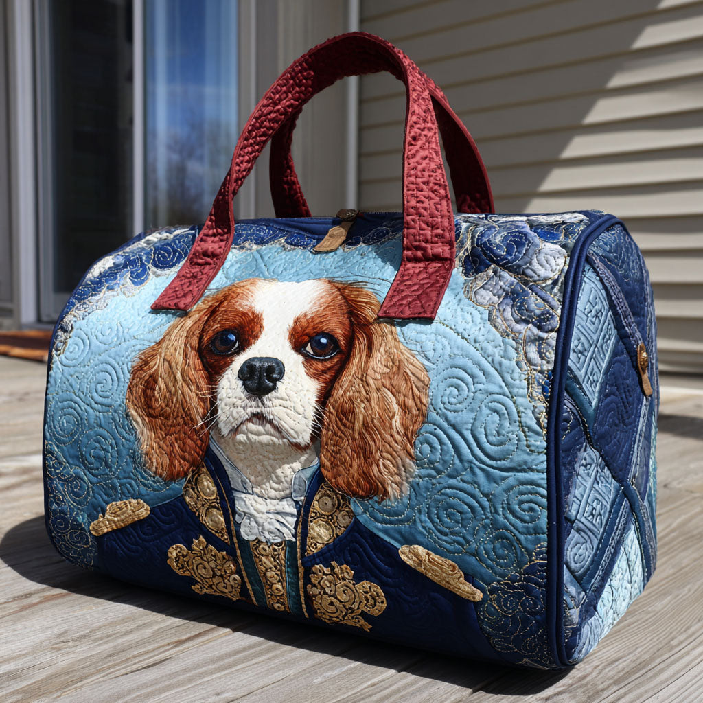 Gesteppte Reisetasche – Eleganter Spaniel