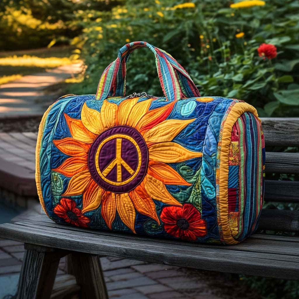 Gesteppte Reisetasche – Sonne und Frieden