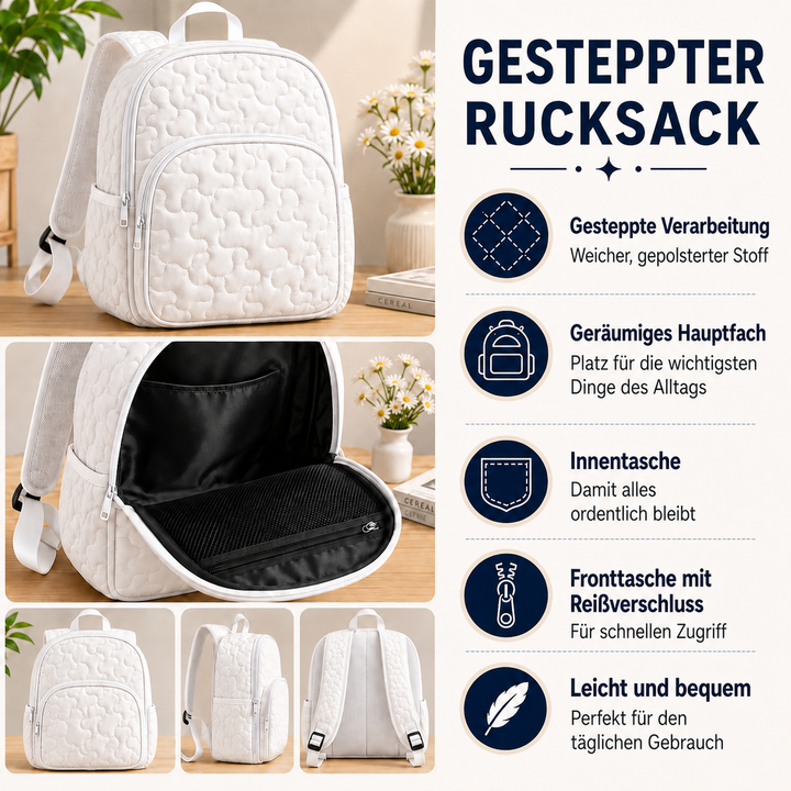 Vintage Roter Stepprucksack