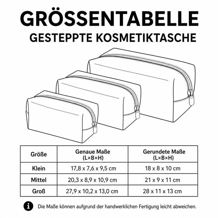 Gesteppte Kosmetiktasche mit dekorativem Huhn NCU0NT10537