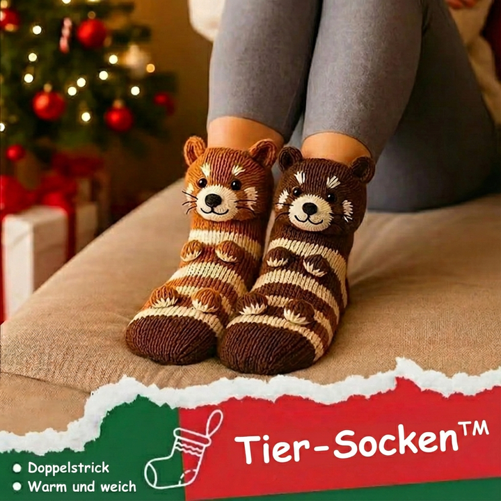 Rania - Waschbär Socken