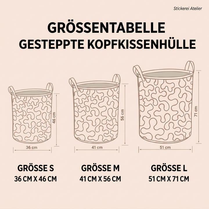 Glückliche Hunde | Handgemachter Wäschekorb