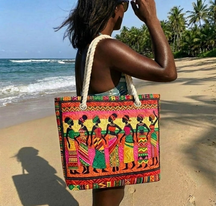 Handgemachte Strandtasche | Melanin Queens